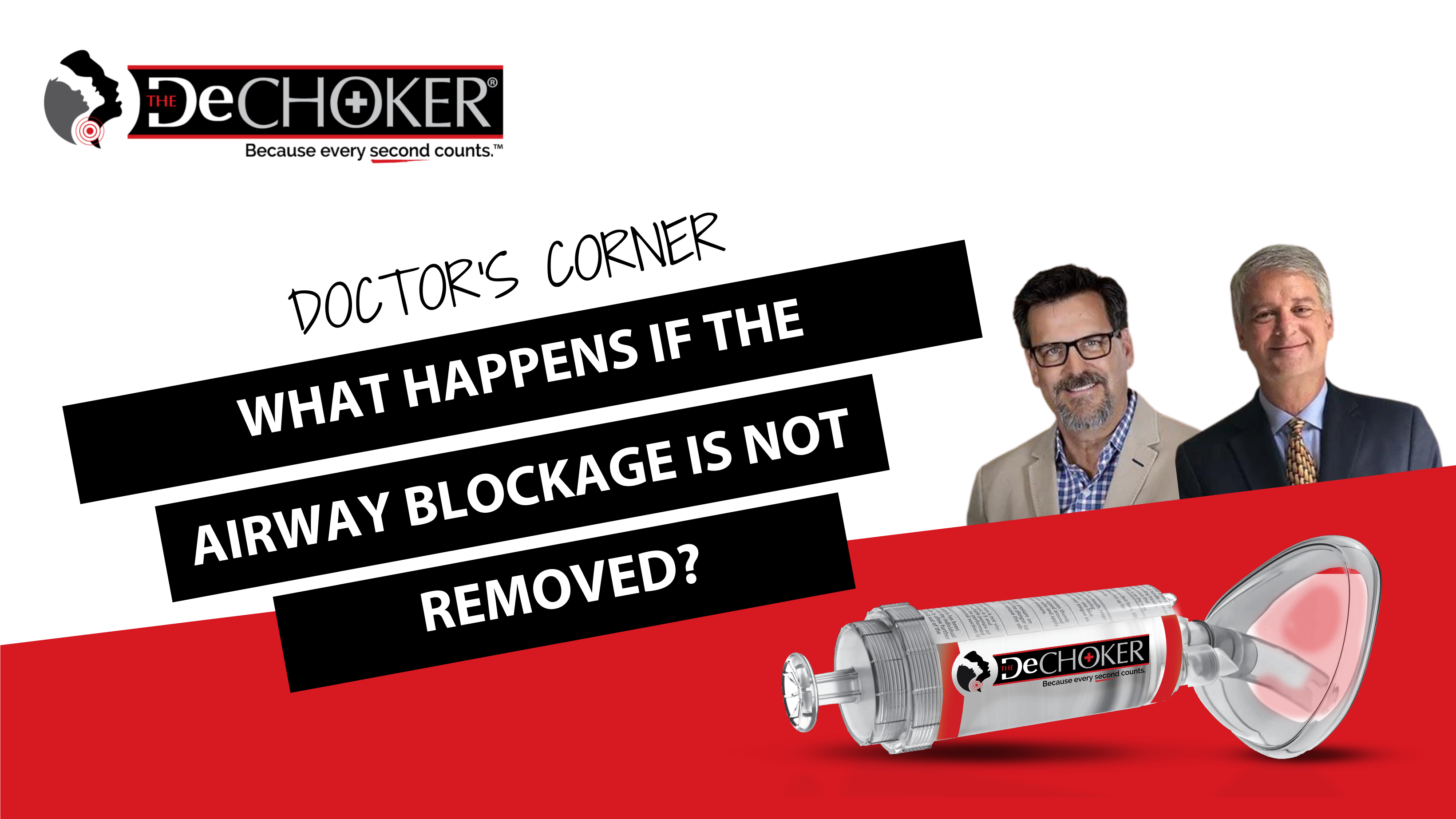 What happens if the airway blockage is not removed?