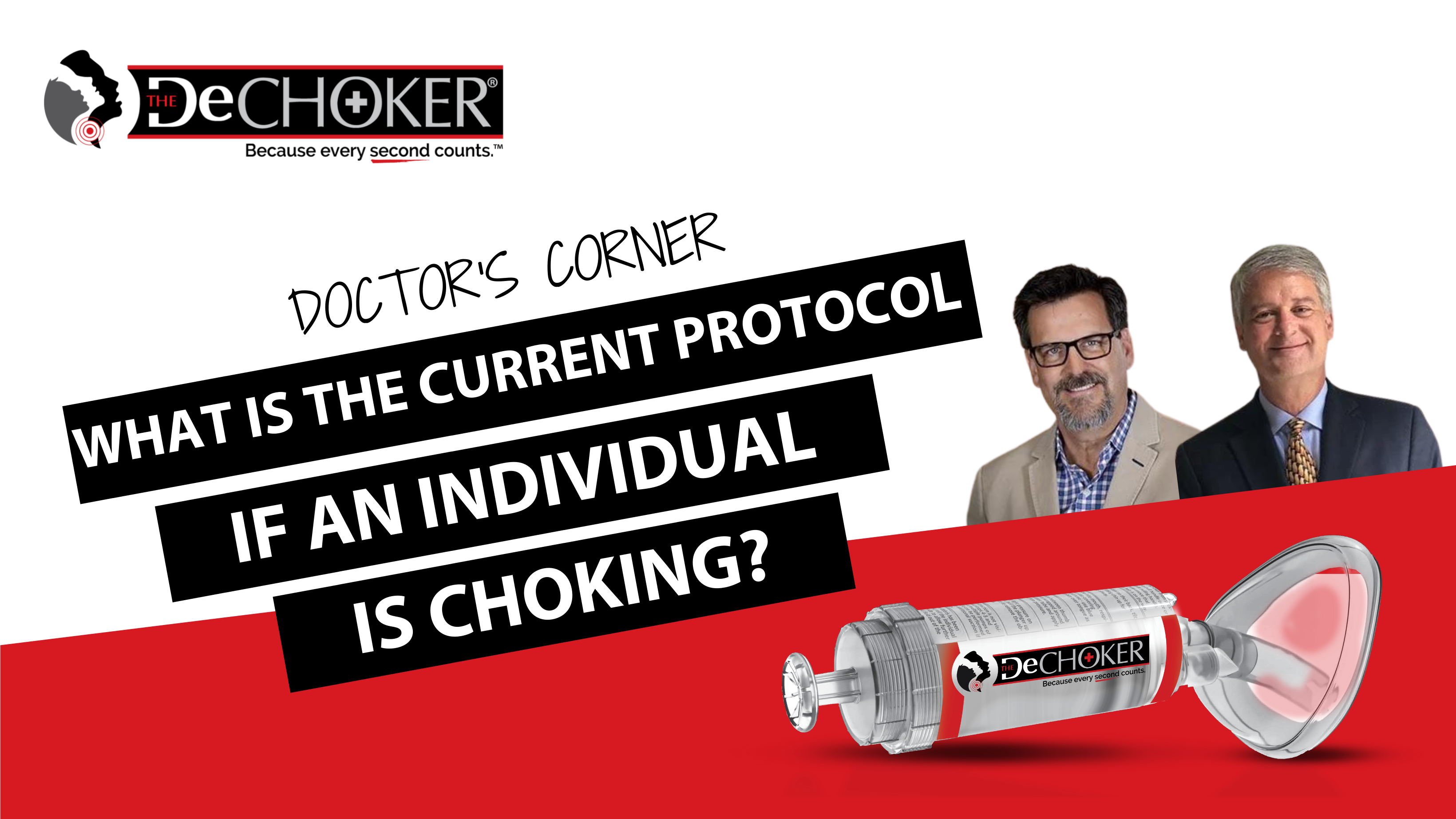What is the current protocol if an individual is choking?